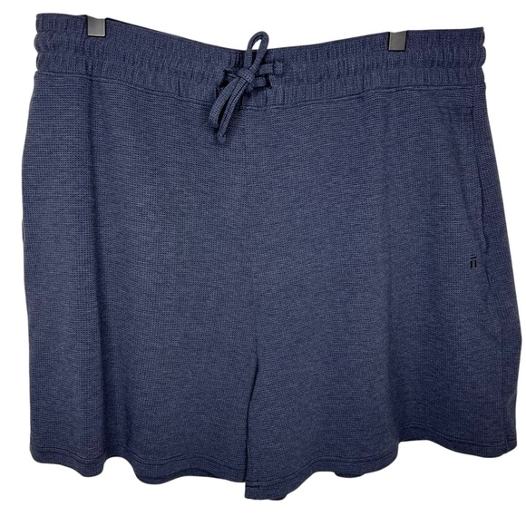 Tommy John Blue Waffle Knit Shorts XL - Picture 1 of 7